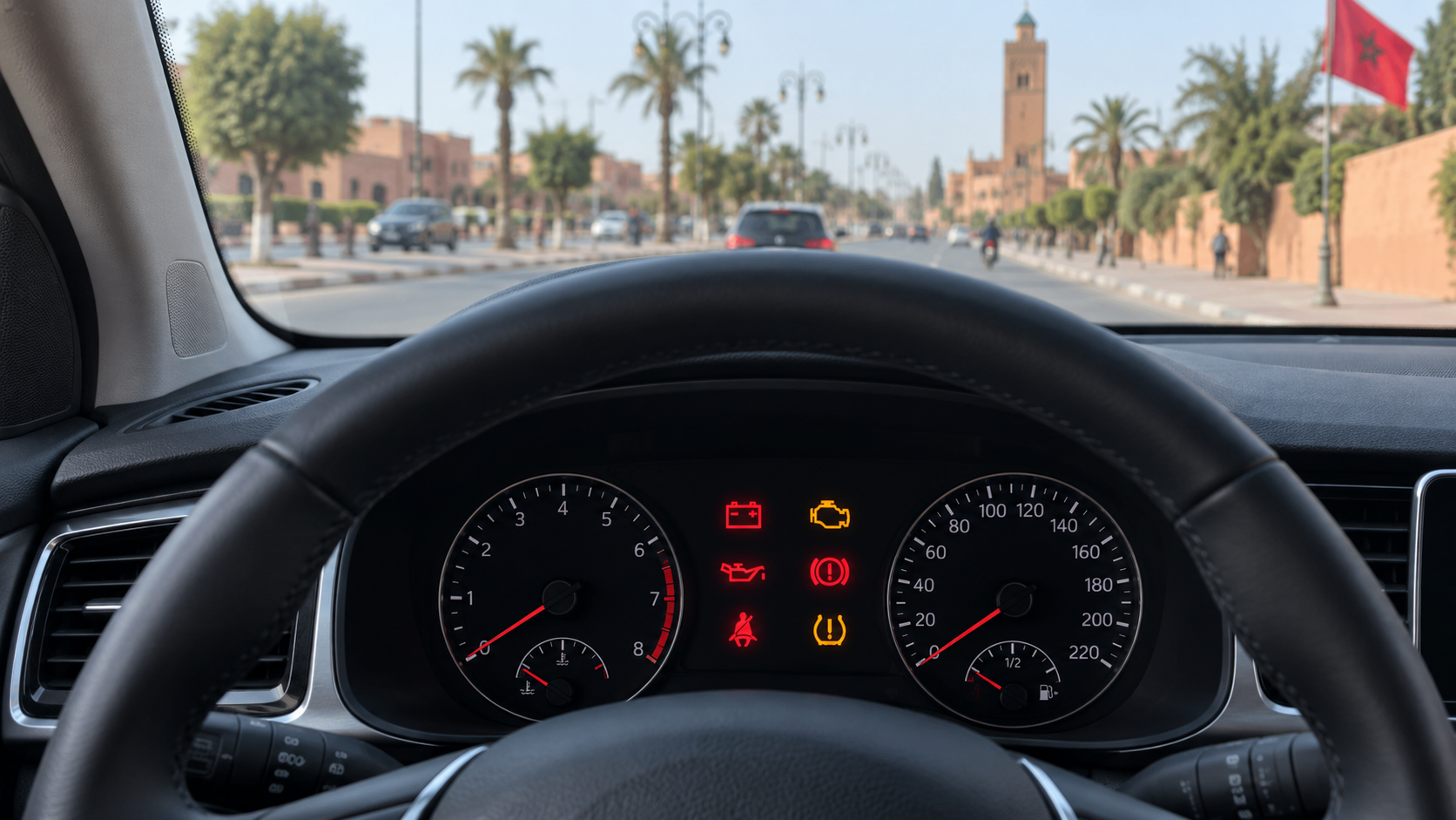 ضغط الإطارات وتآكلها: فحص بسيط يحميك ويقلل استهلاك الوقود — صورة توضيحية